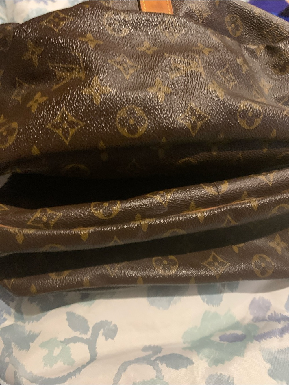 Louis Vuitton Brown Monogram Canvas Duffel with Tan Leather Trim and Straps - Picture 13 of 16